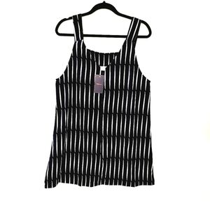 NWT MILUMIA tank top mini striped dress